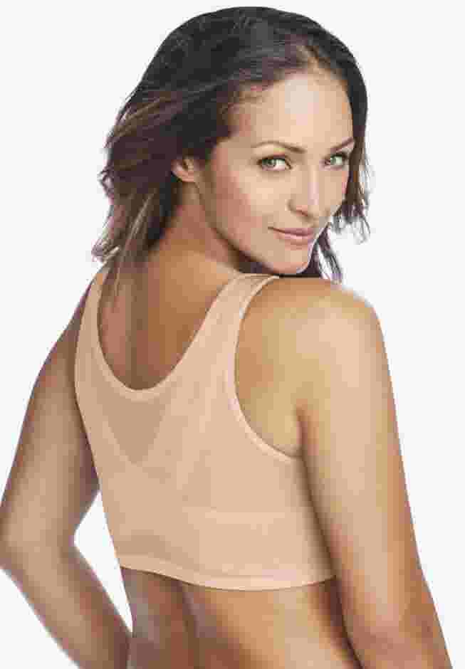 Front Close Wireless Posture Bra image number 0