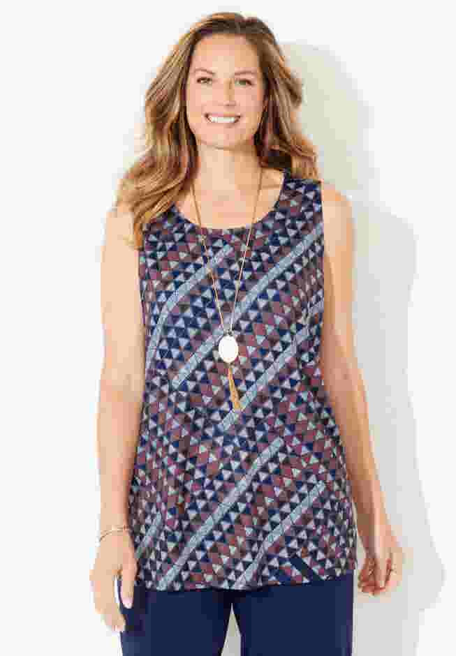 AnyWear Scoop Neck Tank image number 0