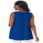 Stretch Knit Sleeveless Swing Tunic image number 2