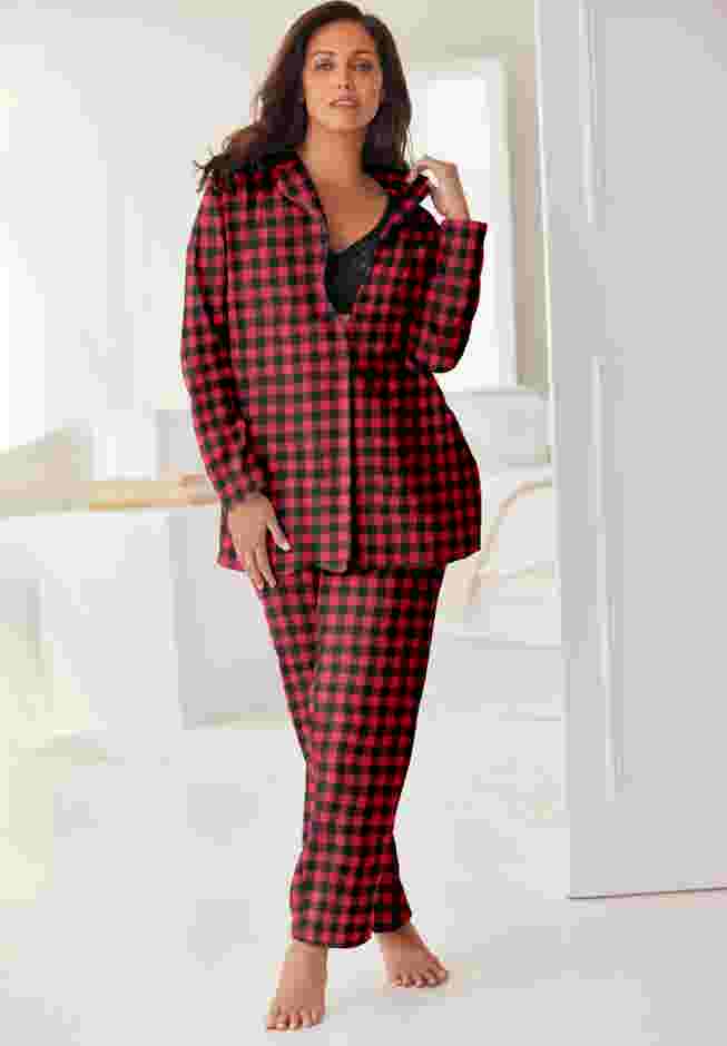Classic Flannel Pajama Set image number 4