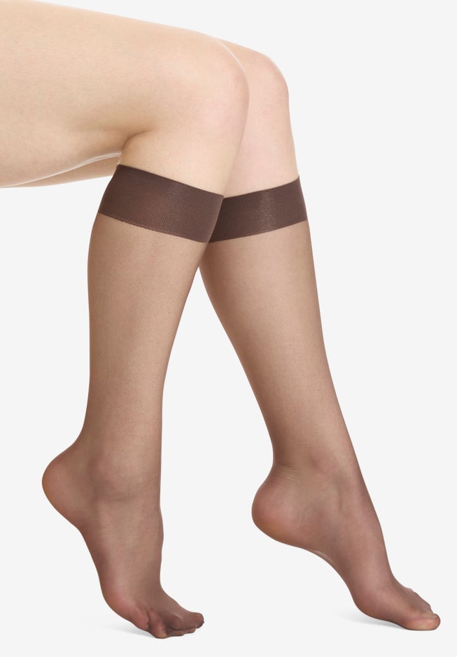 3-Pack Sheer Knee-High Socks  image number 3