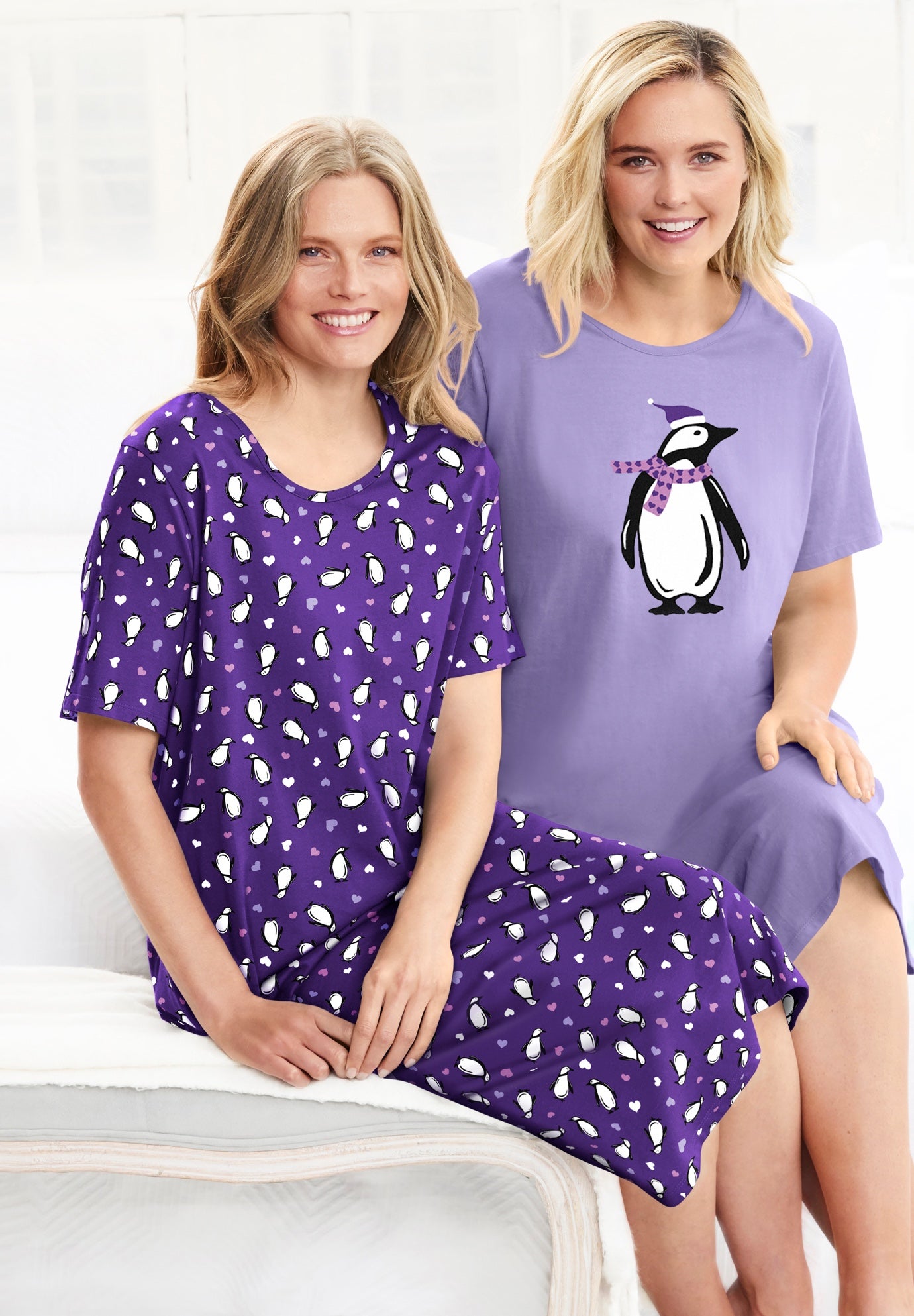 2-Pack Long Sleepshirts image number 5