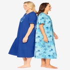 2-Pack Long Sleepshirts image number null