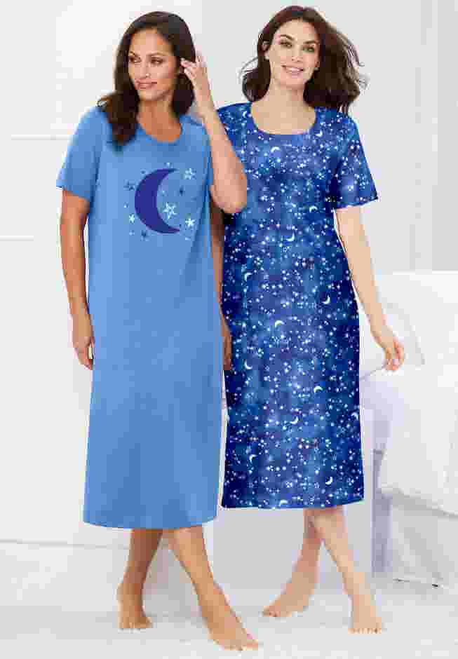 2-Pack Long Sleepshirts image number 0