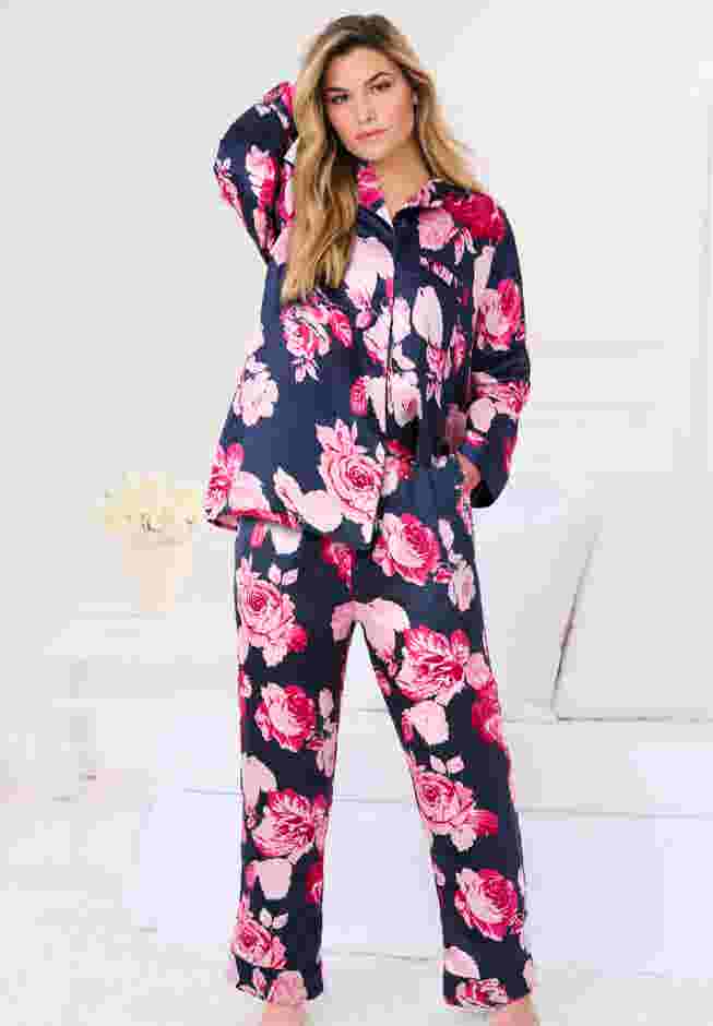 The Luxe Satin Pajama Set  image number 4