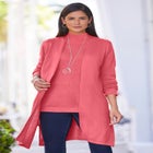 Fine Gauge Cardigan Topper image number null