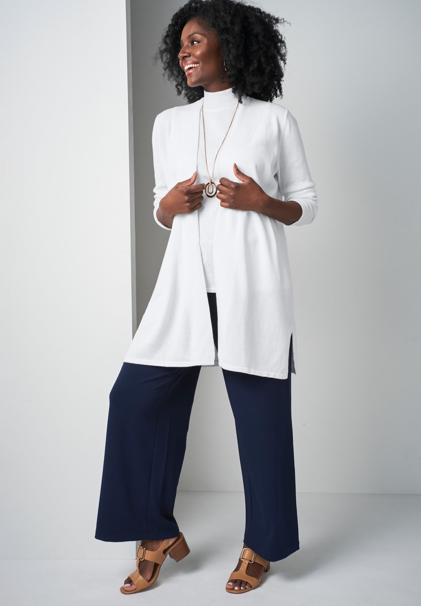 Fine Gauge Cardigan Topper image number 0