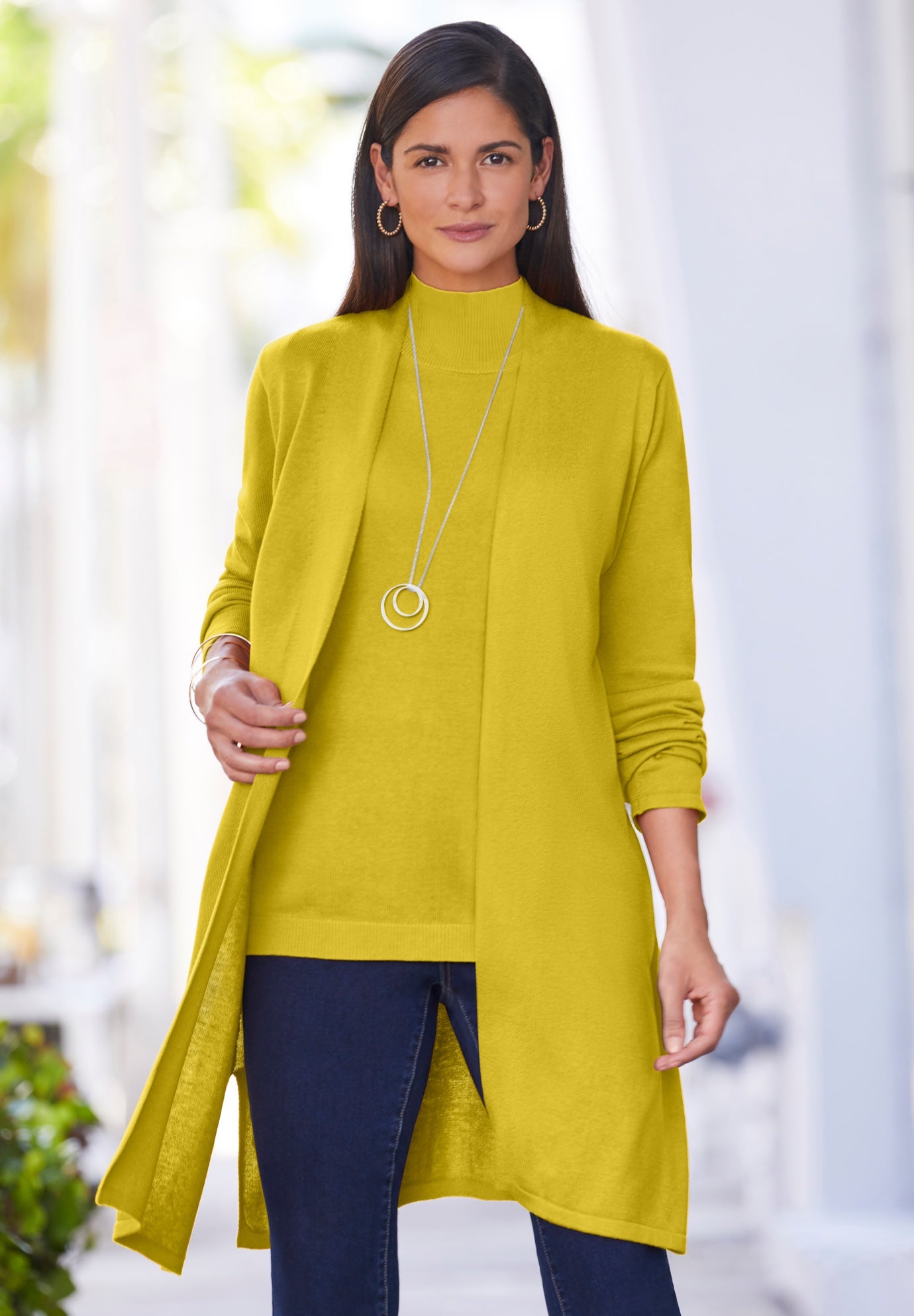 Fine Gauge Cardigan Topper image number 0