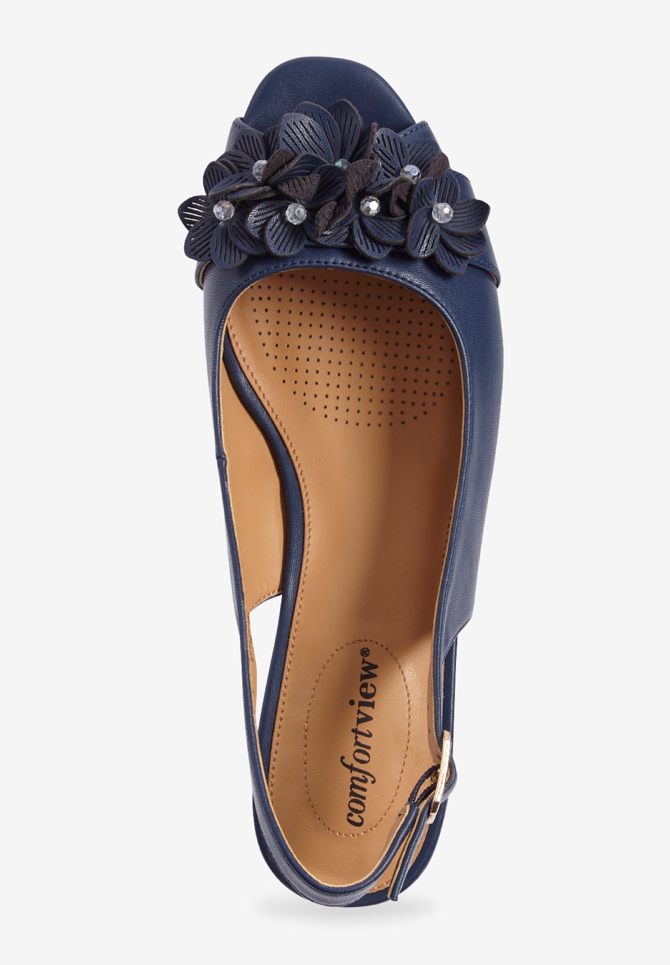 The Rider Leather-Like Slingback image number 4