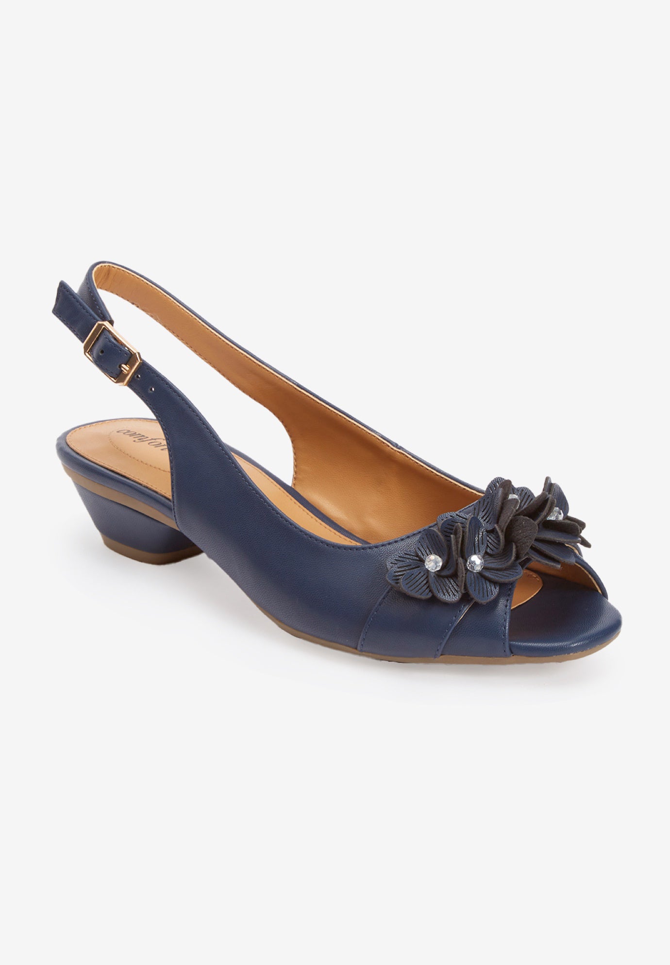 The Rider Leather-Like Slingback image number 0