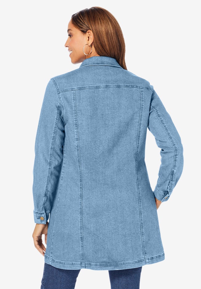 Long Denim Jacket image number 1