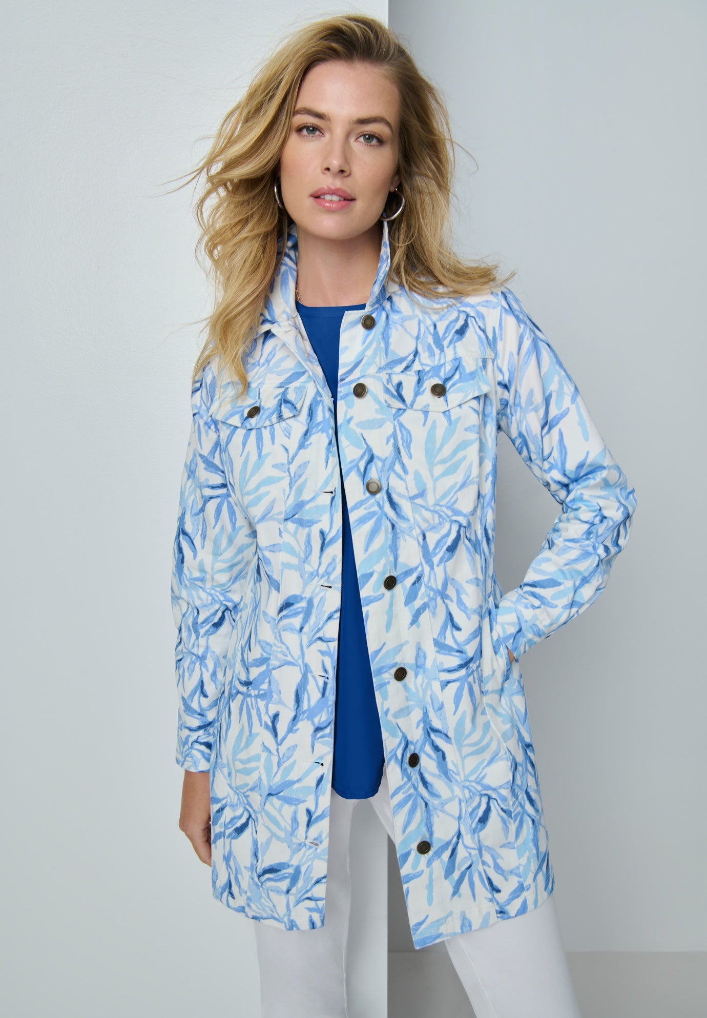 Long Denim Jacket image number 0