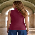 Carefree Cashmere Sleeveless Turtleneck Shell image number 1