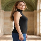 Carefree Cashmere Sleeveless Turtleneck Shell image number 2