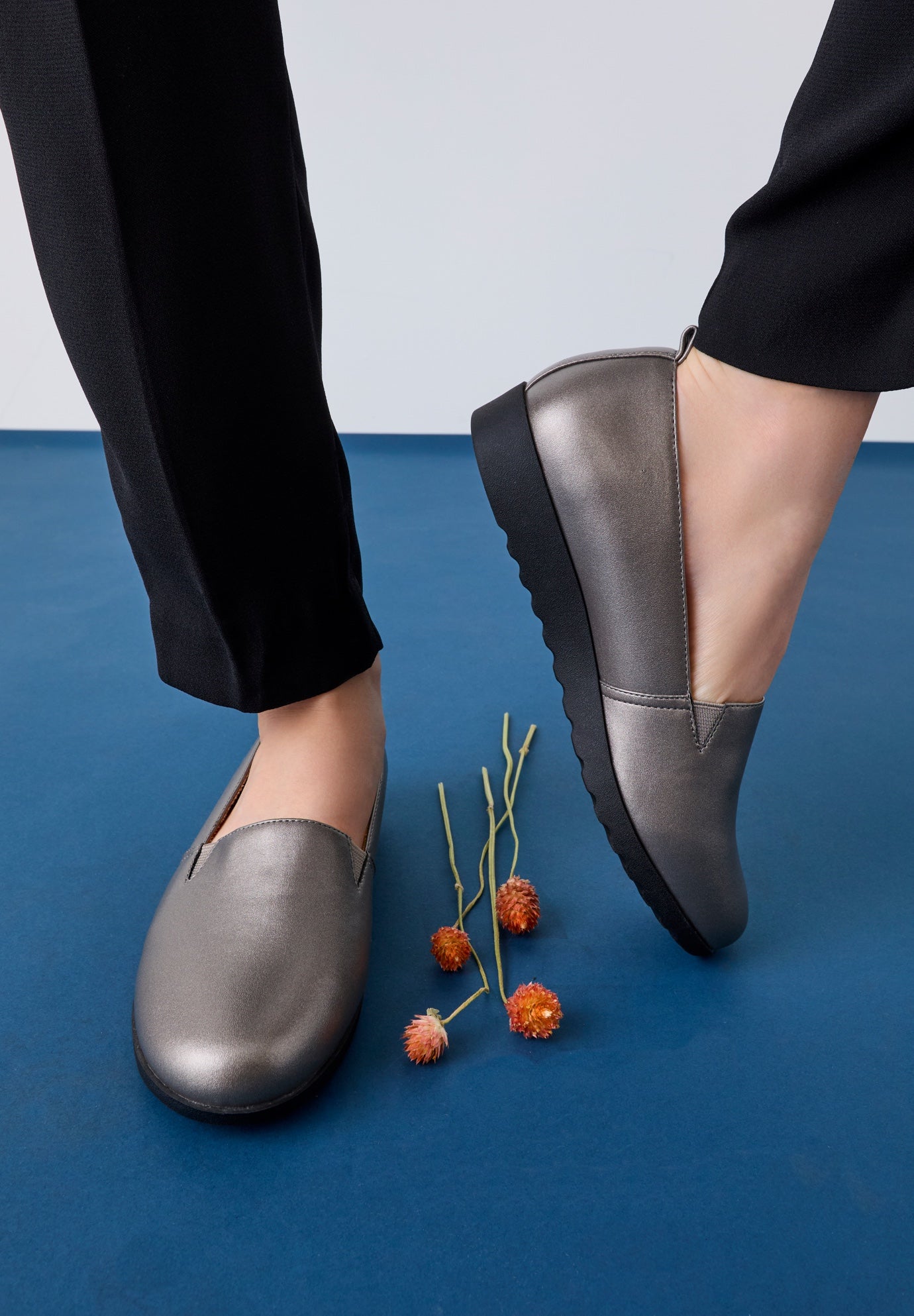 The June Leather-Like Slip On Flat image number 0