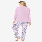 Long Sleeve Knit PJ Set image number null