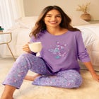 Long Sleeve Knit PJ Set image number null