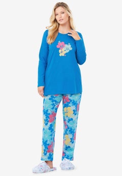 Long Sleeve Knit PJ Set