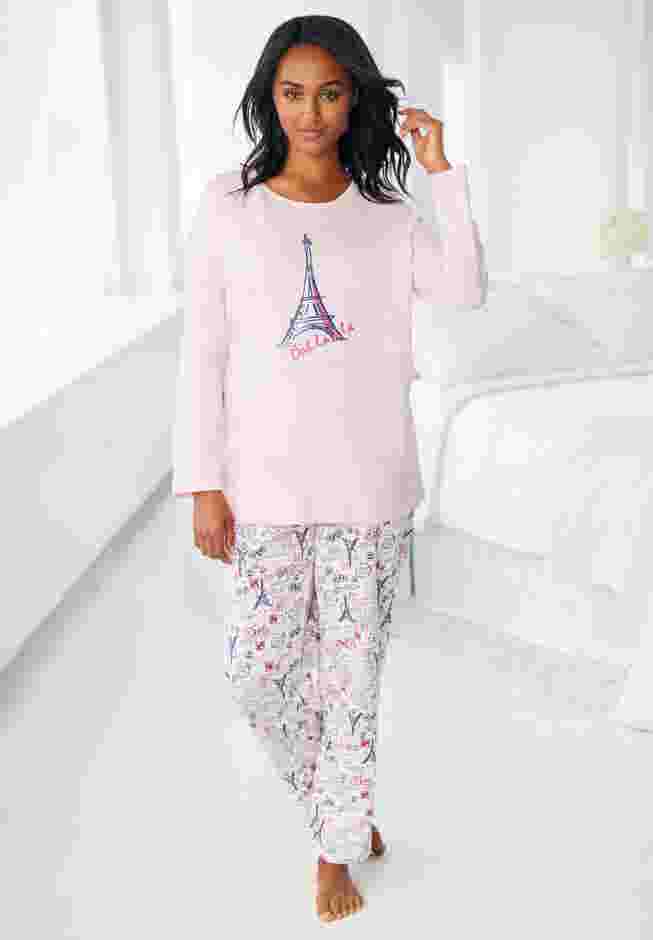 Long Sleeve Knit PJ Set image number 4