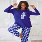 Long Sleeve Knit PJ Set image number null