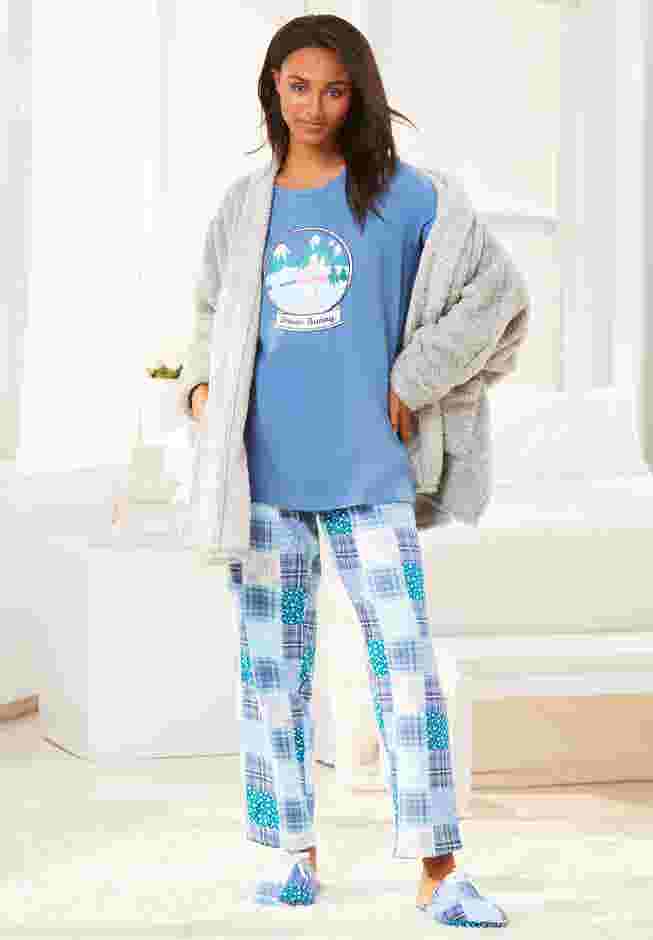 Long Sleeve Knit PJ Set image number 6