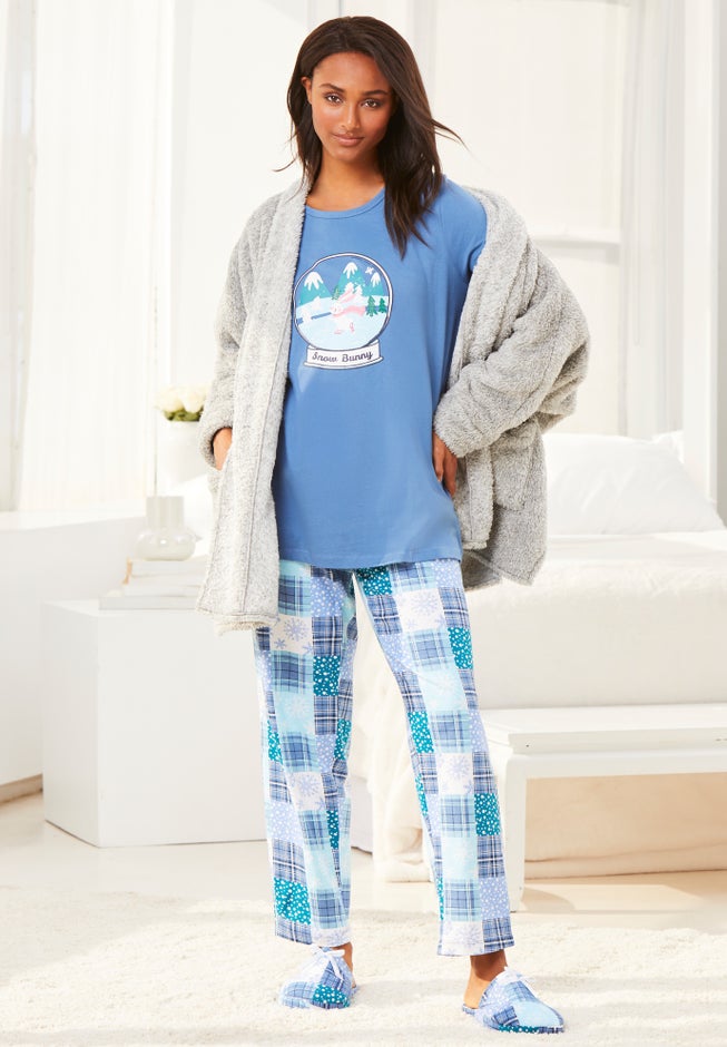 Long Sleeve Knit PJ Set image number 6