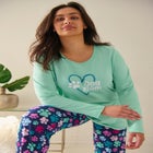 Long Sleeve Knit PJ Set image number null