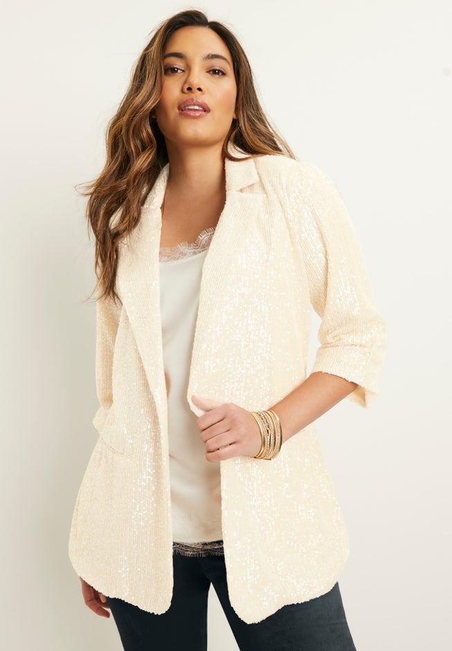 Sequin Blazer image number 4