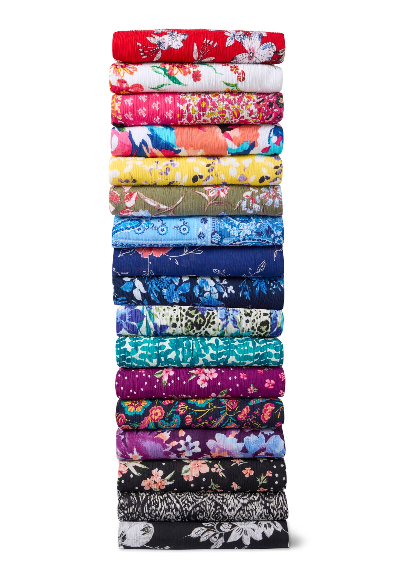 Short-Sleeve Crinkle Dress image number 3