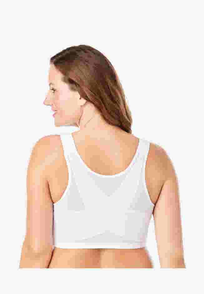 Ava Front-Close Lace Wireless Posture Bra 5230 image number 1