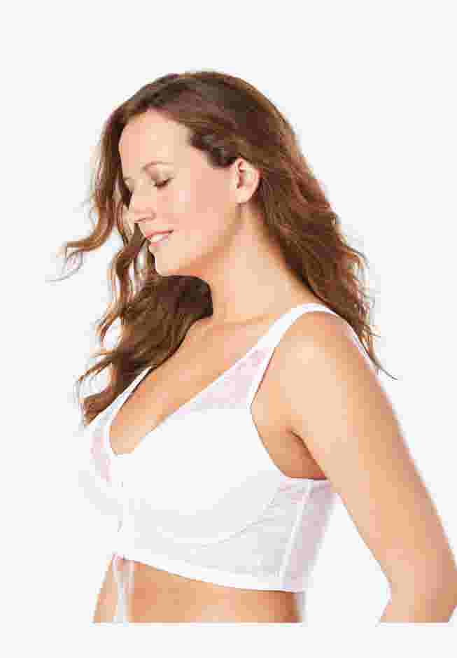 Ava Front-Close Lace Wireless Posture Bra 5230 image number 2