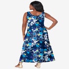 Stretch Cotton Tank Maxi Dress image number null