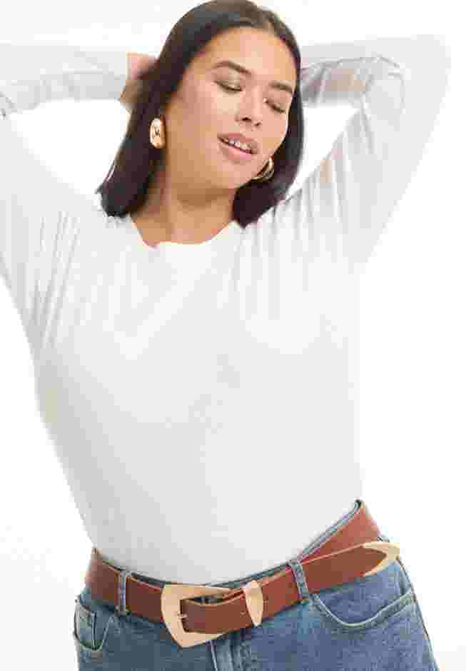 Ribbed Crewneck Top image number 2