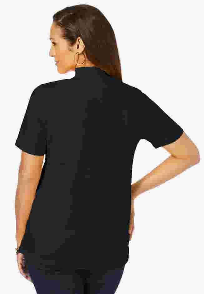 Short Sleeve Mock Neck image number 2