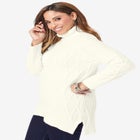 Cable Turtleneck Sweater image number null