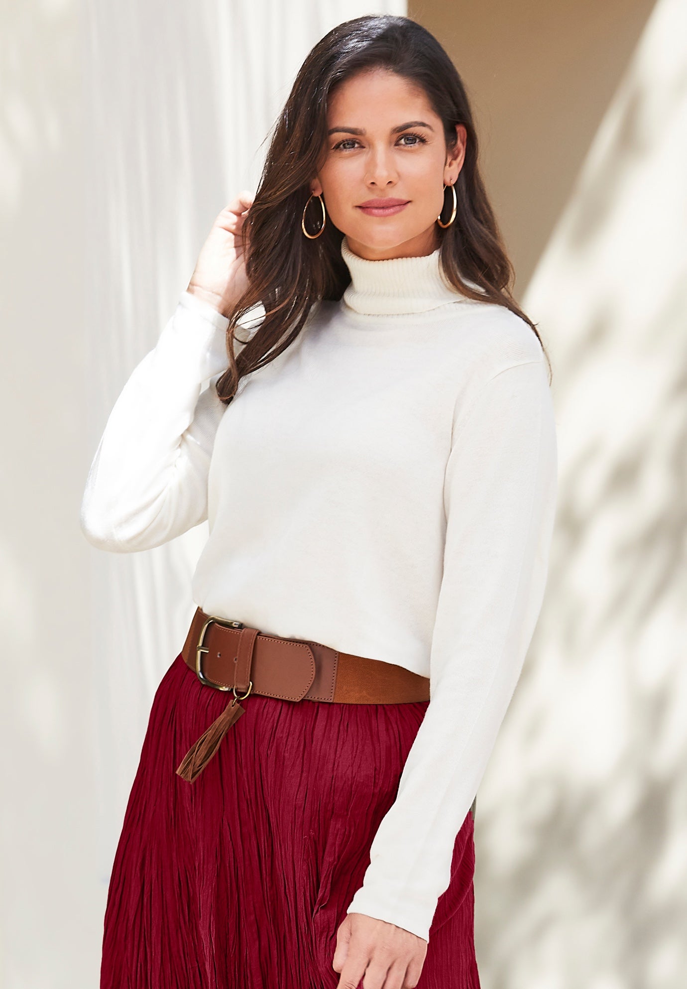 Cotton Cashmere Turtleneck image number 0