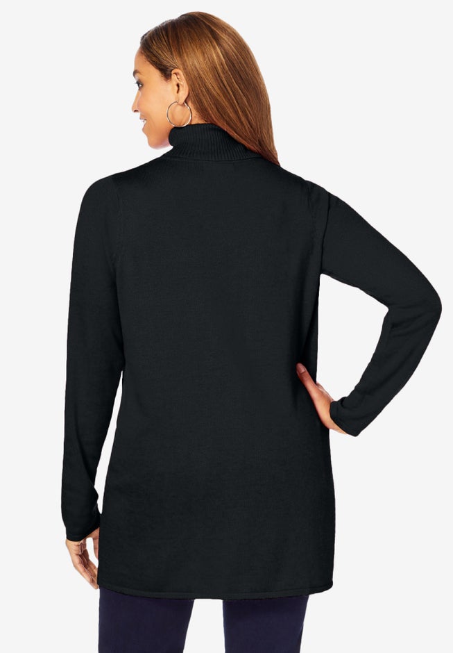 Cotton Cashmere Turtleneck image number 1