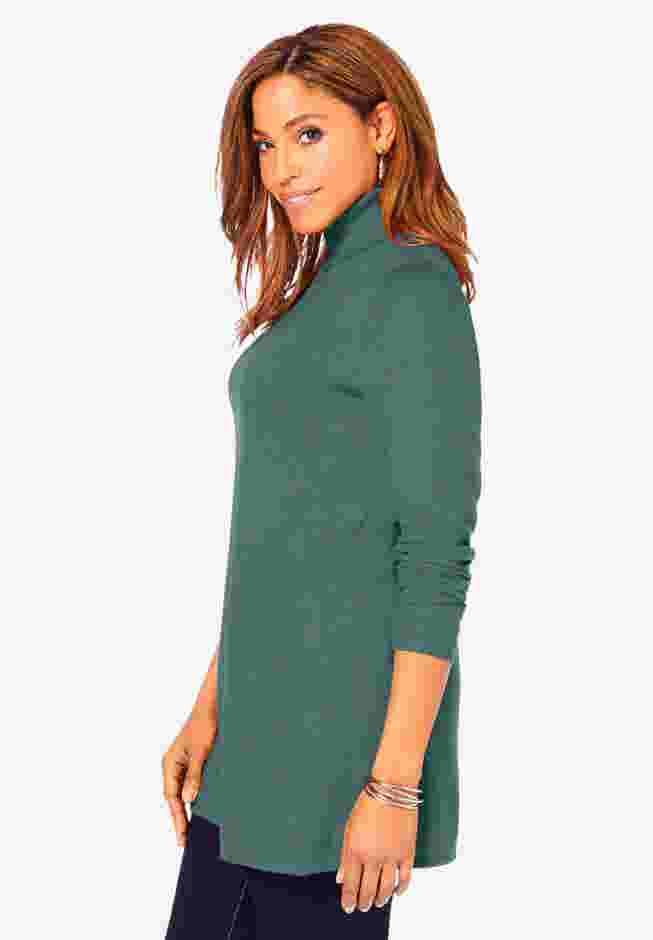 Cotton Cashmere Turtleneck image number 3