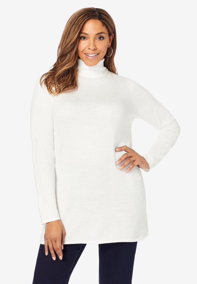 Cotton Cashmere Turtleneck image number 1