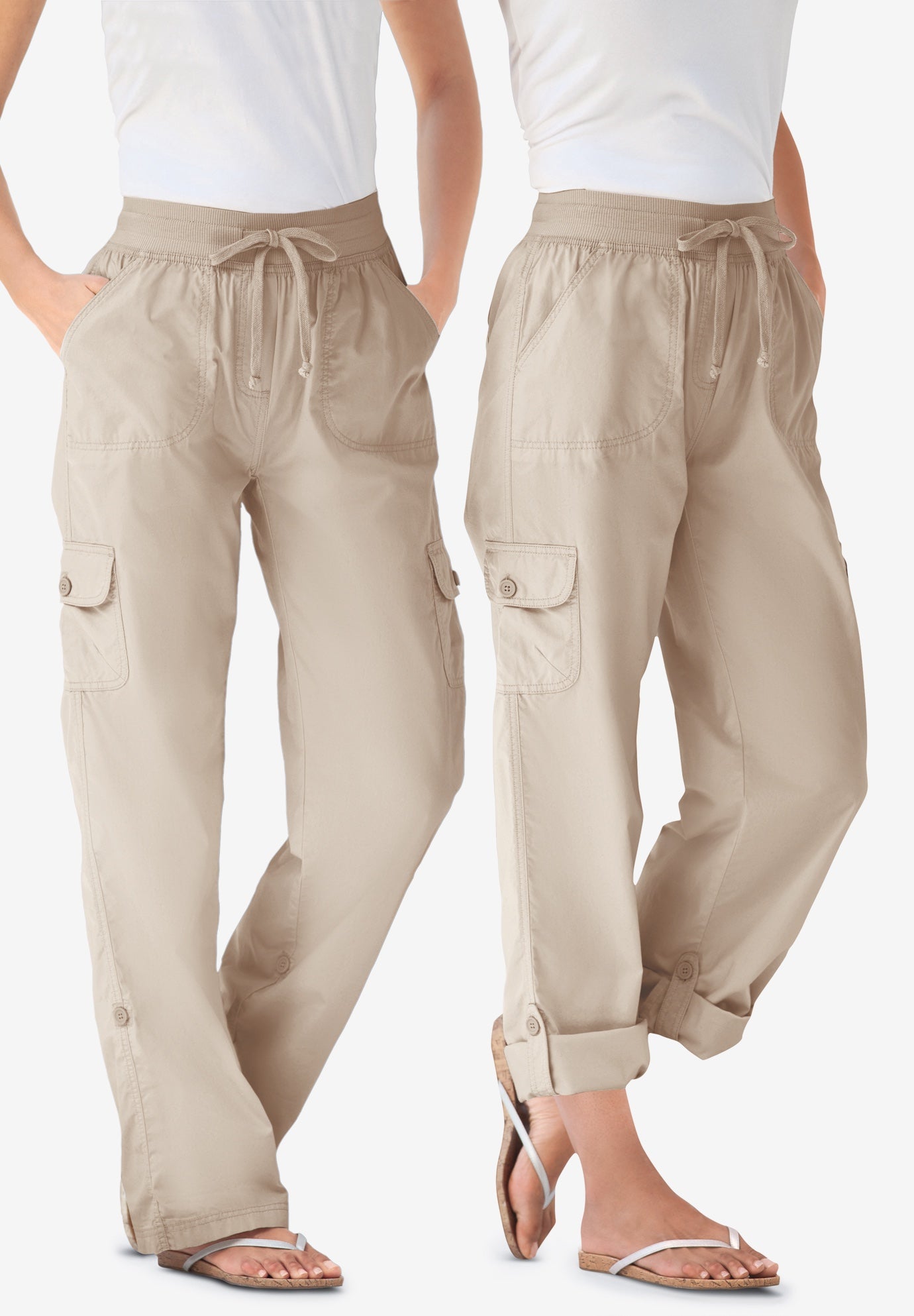 Convertible Length Cargo Pant/Capri image number 0