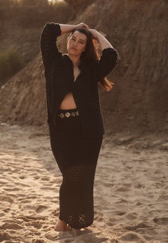 Crochet Button Down Shirt