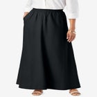 Linen Maxi Skirt image number null