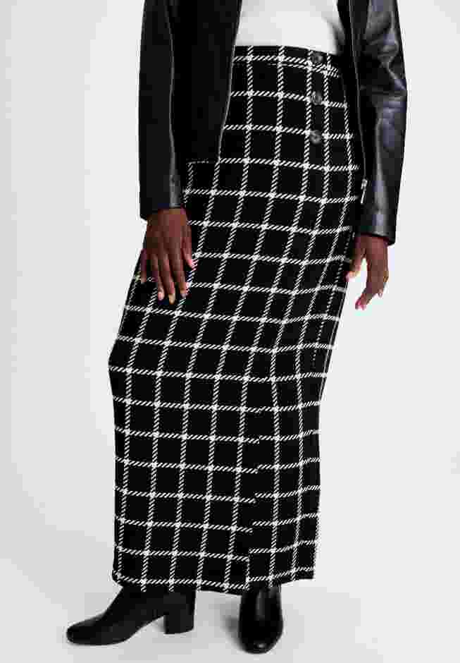 Side-Button Wool Skirt image number 0
