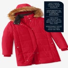 Plus Size Knee Length Puffer Coat image number 3