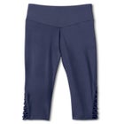 High-Waisted Swim Capri with Lattice Detail image number 3