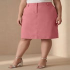 Stretch Cotton Chino Skirt image number null