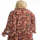 Ruffle Tie-Front Top image number null