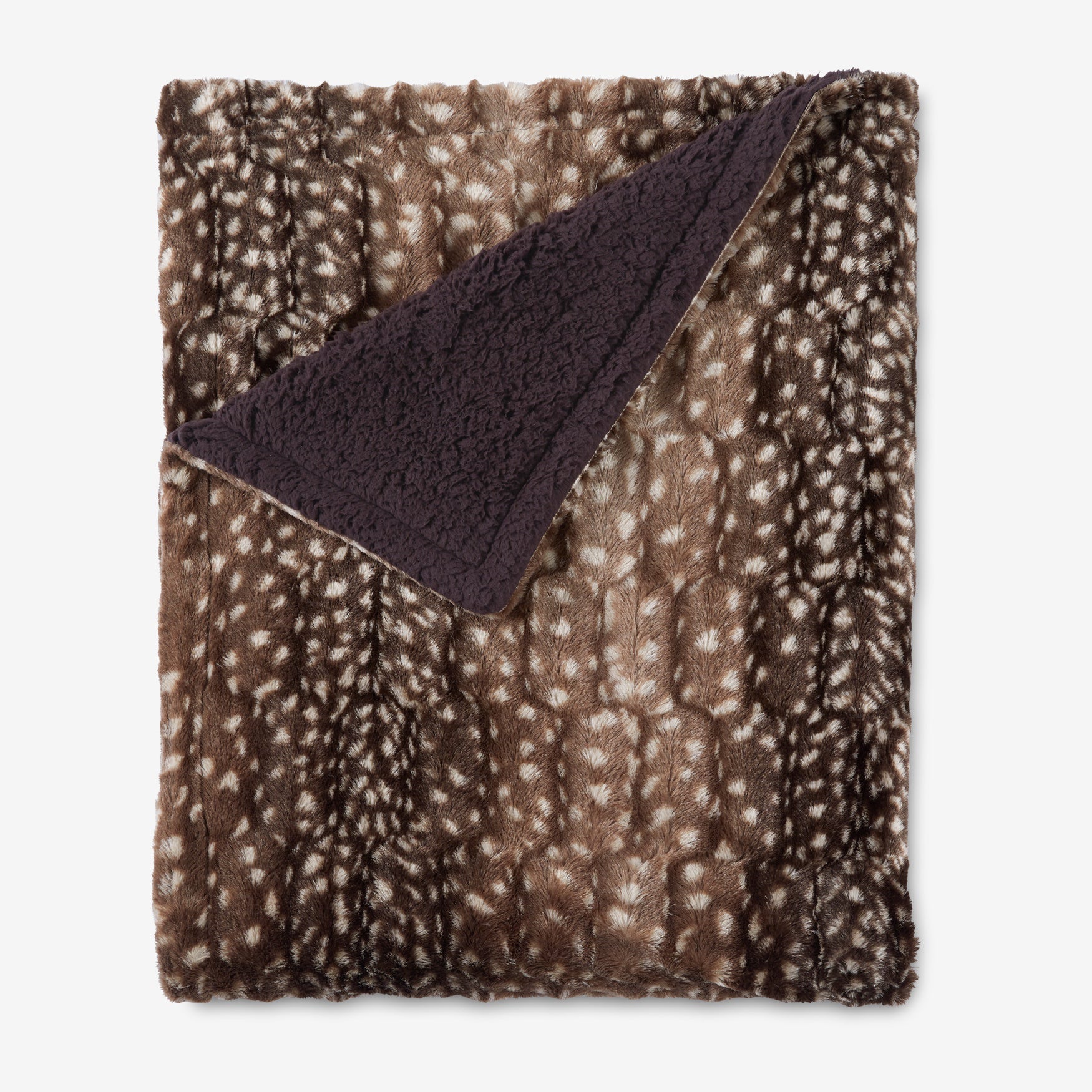 Faux Fur Animal Print Throw image number 0