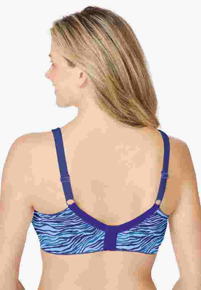 Cotton Back-Close Wireless Bra image number 1