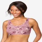 Cotton Back-Close Wireless Bra image number null